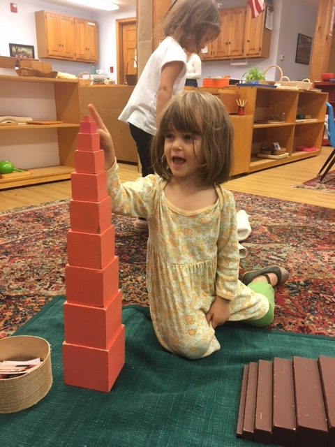 Balancing Blocks - Kindergarten - Green Valley School - Montessori Learning Center