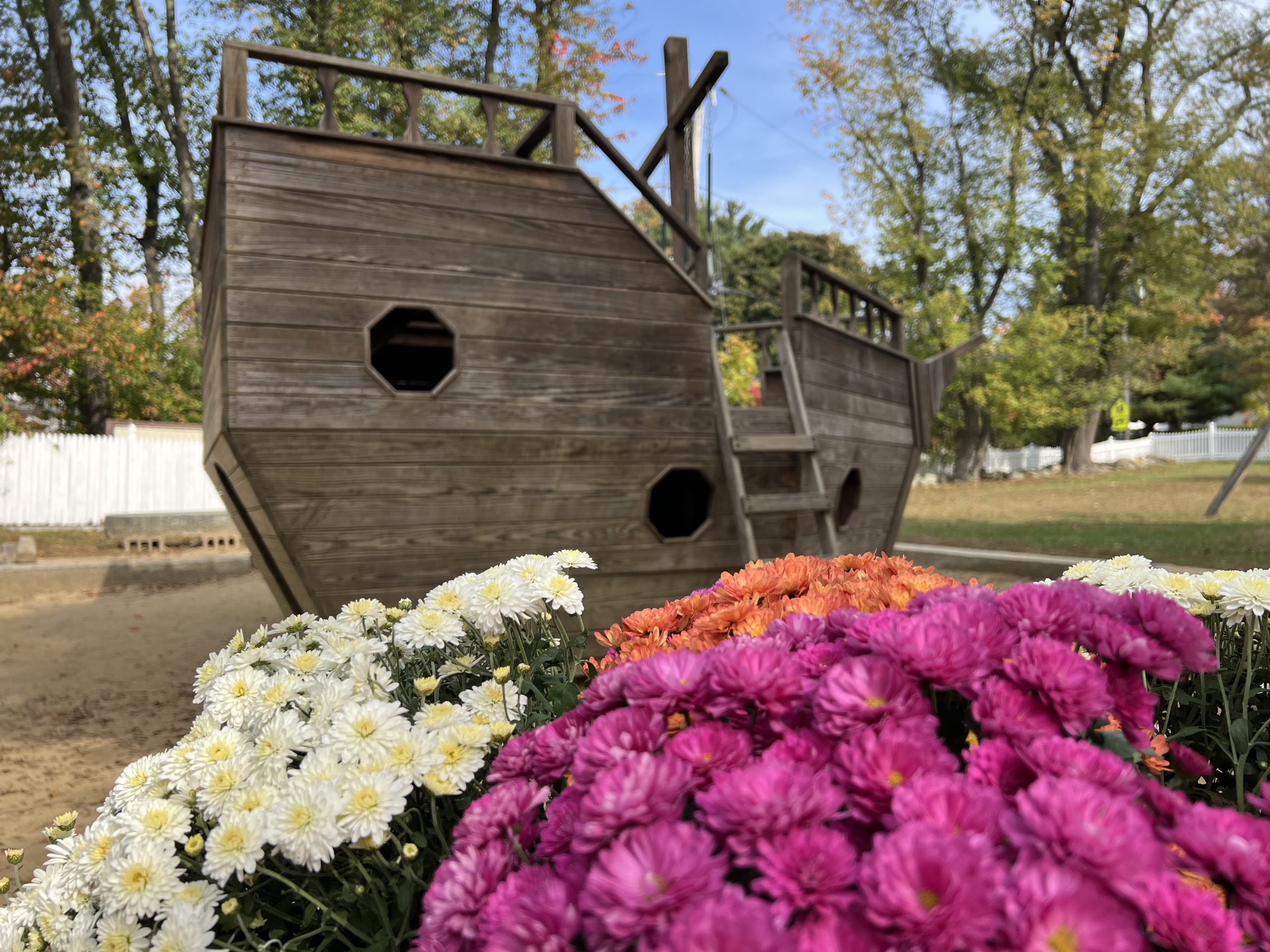 Pirate Ship Playground - Green Valley School - NH